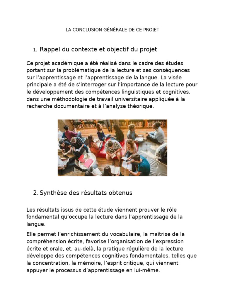 Importance de la lecture en apprentissage | PDF | Apprentissage | Pédagogie