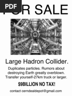 Download Cern Flyer by Fake Science SN97677379 doc pdf