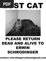 Download Schrodingers Lost Cat Flyer by Fake Science SN97677421 doc pdf