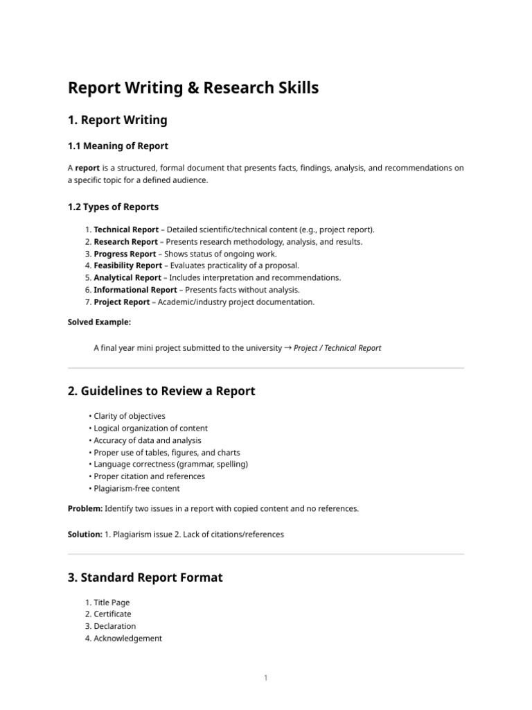 Unit 3 Report Writing Notes | PDF | Machine Learning | Data Analysis