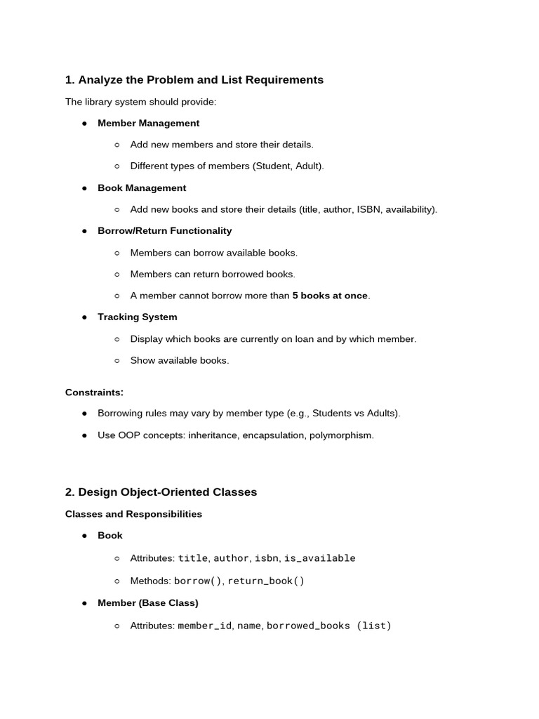 Software Development Fundamentals Assignment 2 | PDF | Inheritance ...