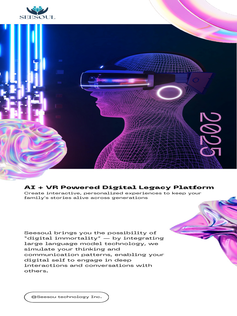 Digital Immortality with AI & VR | PDF | Virtual Reality | Artificial ...