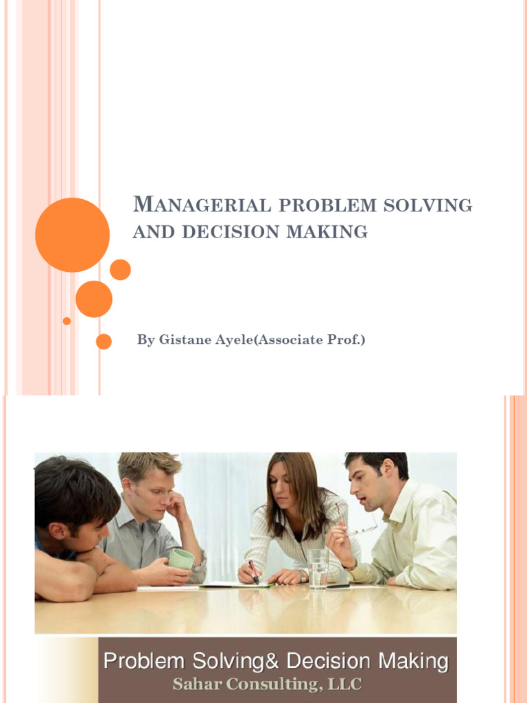 Managerial Decision-Making Strategies | PDF | Decision Making ...