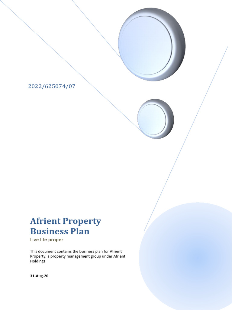Afrient Property Management Business Plan | PDF | Property Management ...