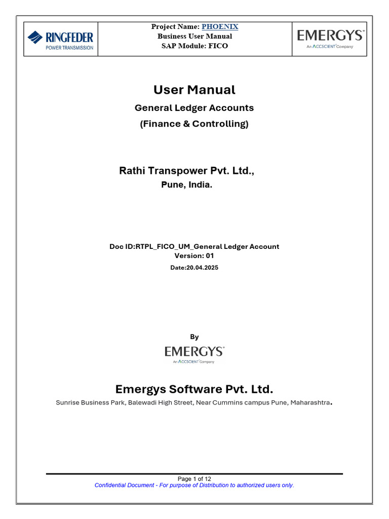 RTPL Fico Um General Ledger | PDF | Computing | Software