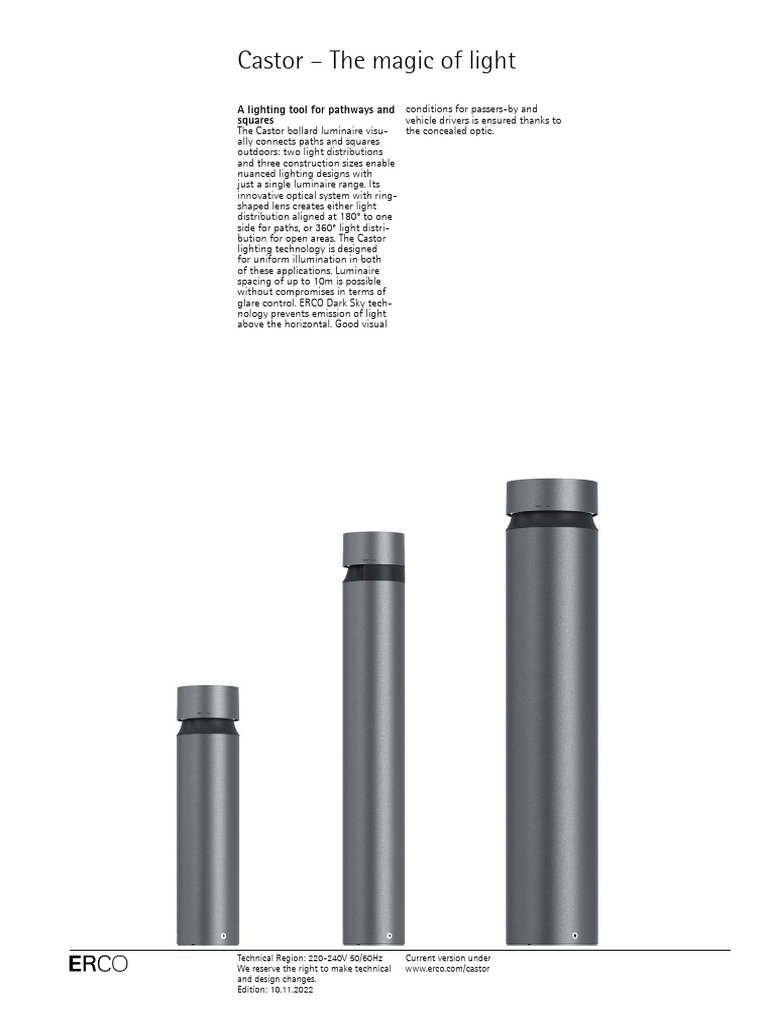 Castor-15744 2057 1-Web | PDF | Lighting | Light
