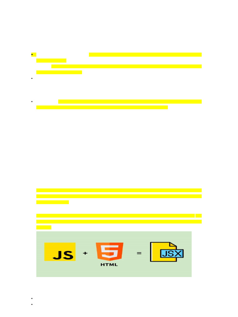 Introduction to React and JSX Basics | PDF | Document Object Model ...