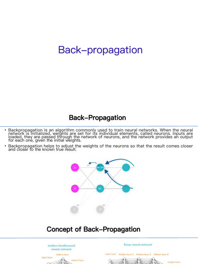 Backpropagation in Neural Networks Explained | PDF