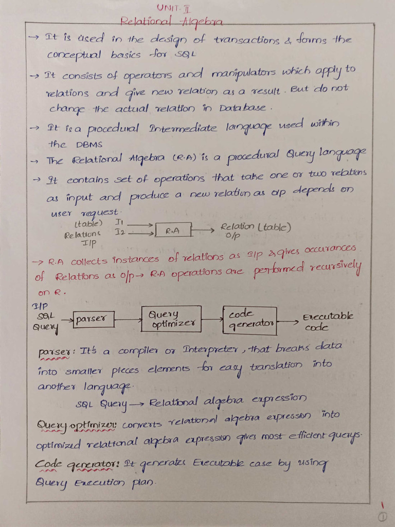 Dbms Unit - II | PDF