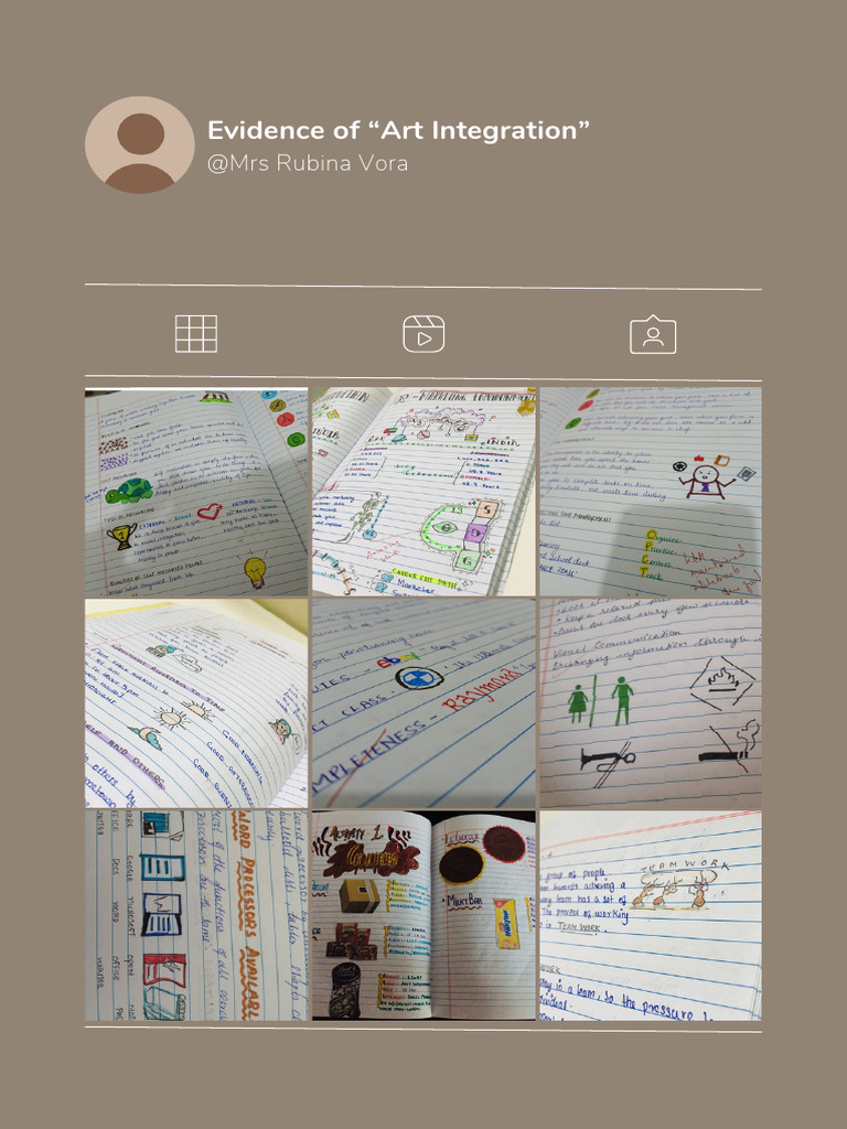 Evidence of Art Integration | PDF