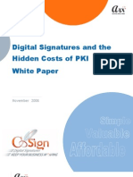 Digital Signatures and the Hidden Costs of PKI
