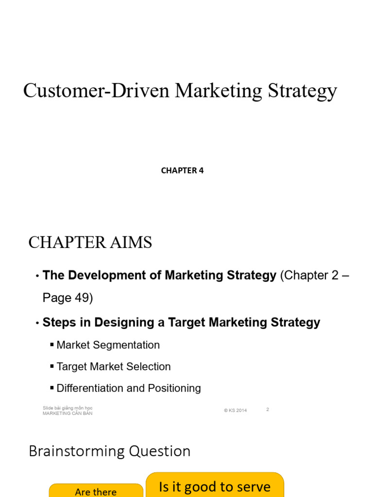 Customer-Driven Marketing Strategy Guide | PDF | Market Segmentation ...