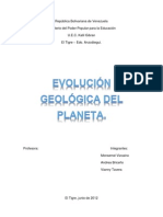 Ciencia Dela Tierra Evolucion Geologica