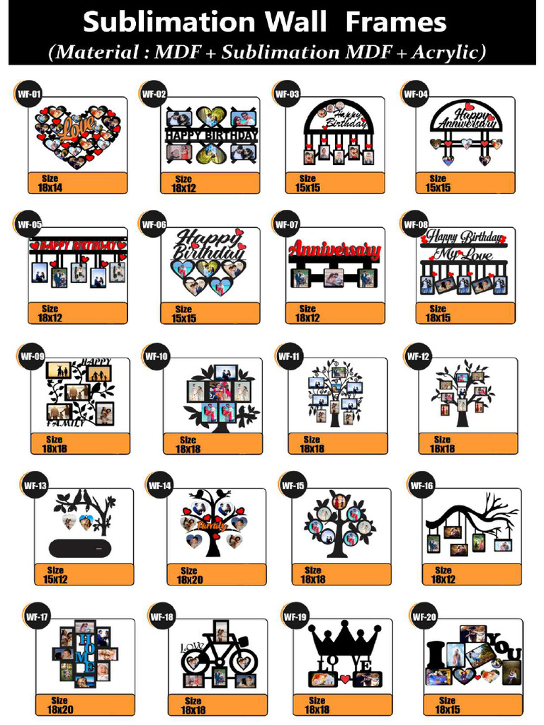 MDF Frames Catalogue | PDF
