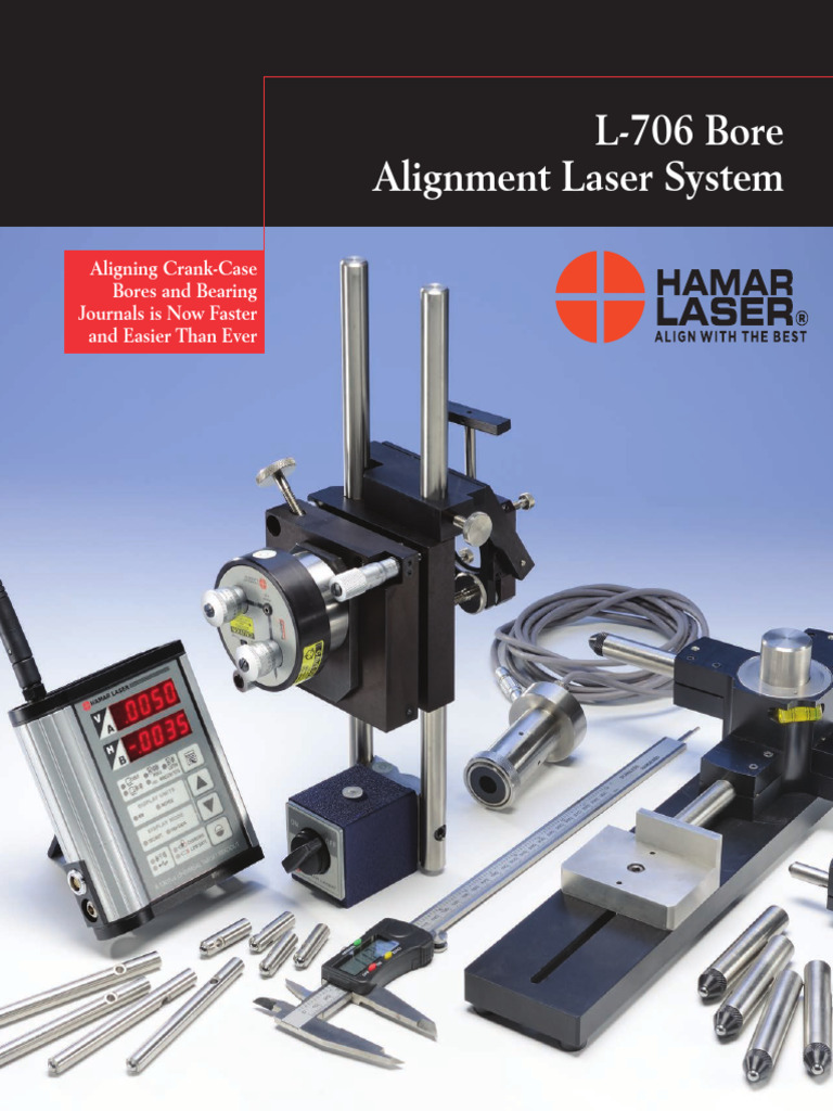 L-706 Laser Bore Alignment System | PDF | Bearing (Mechanical) | Gun Barrel