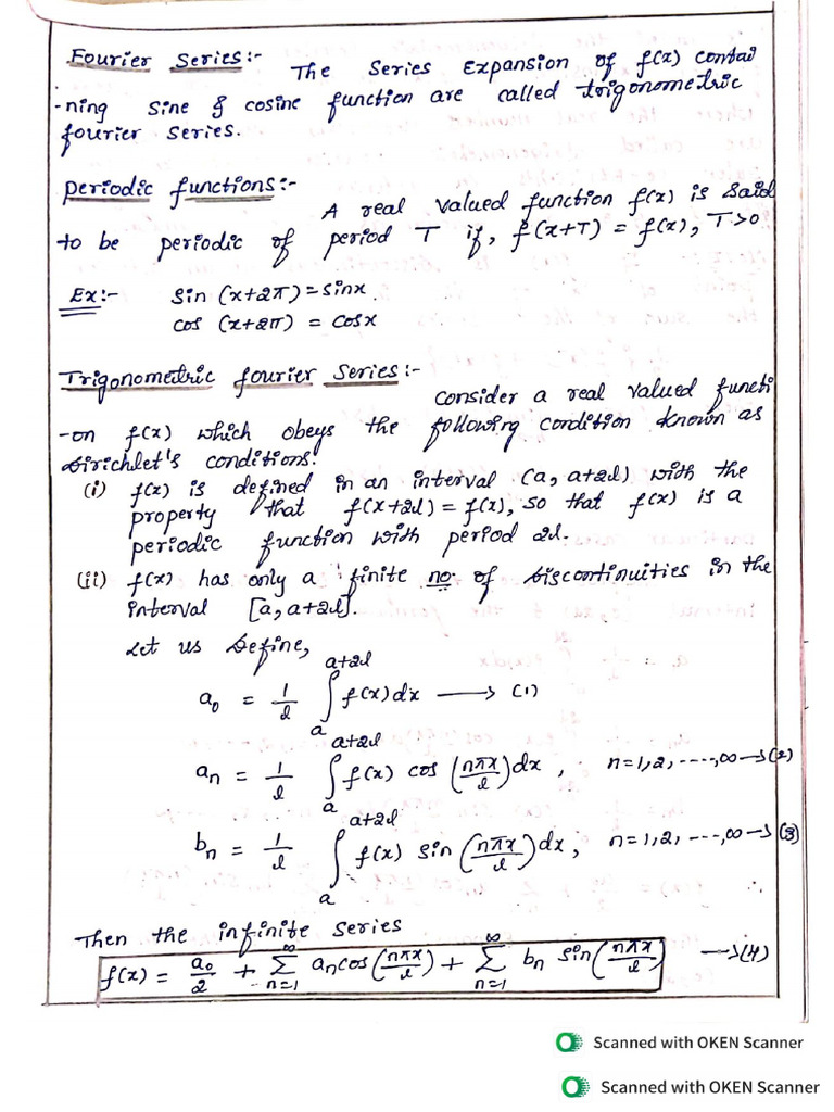 TFS Fourier Series | PDF