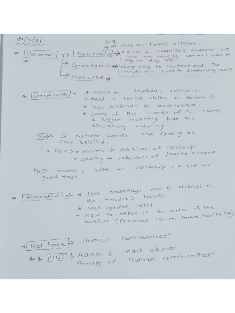 English Notes | PDF