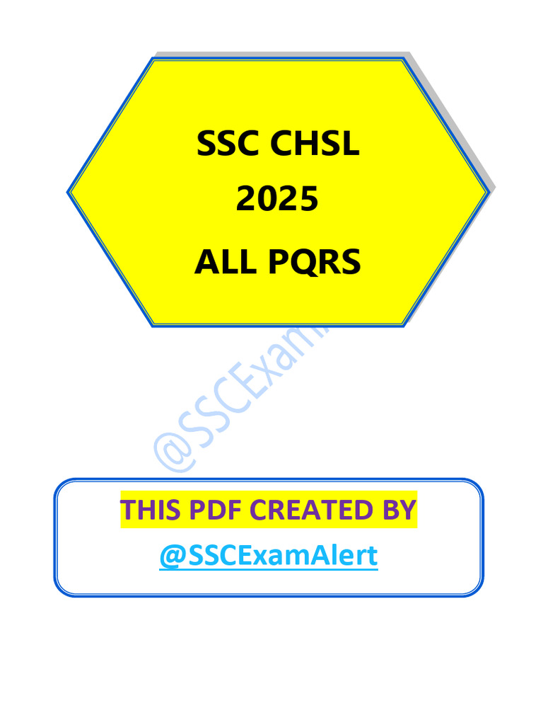 SSC CHSL 2025 Sentence Rearrangement Guide | PDF