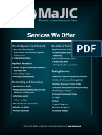 MaJIC - Services We Offer