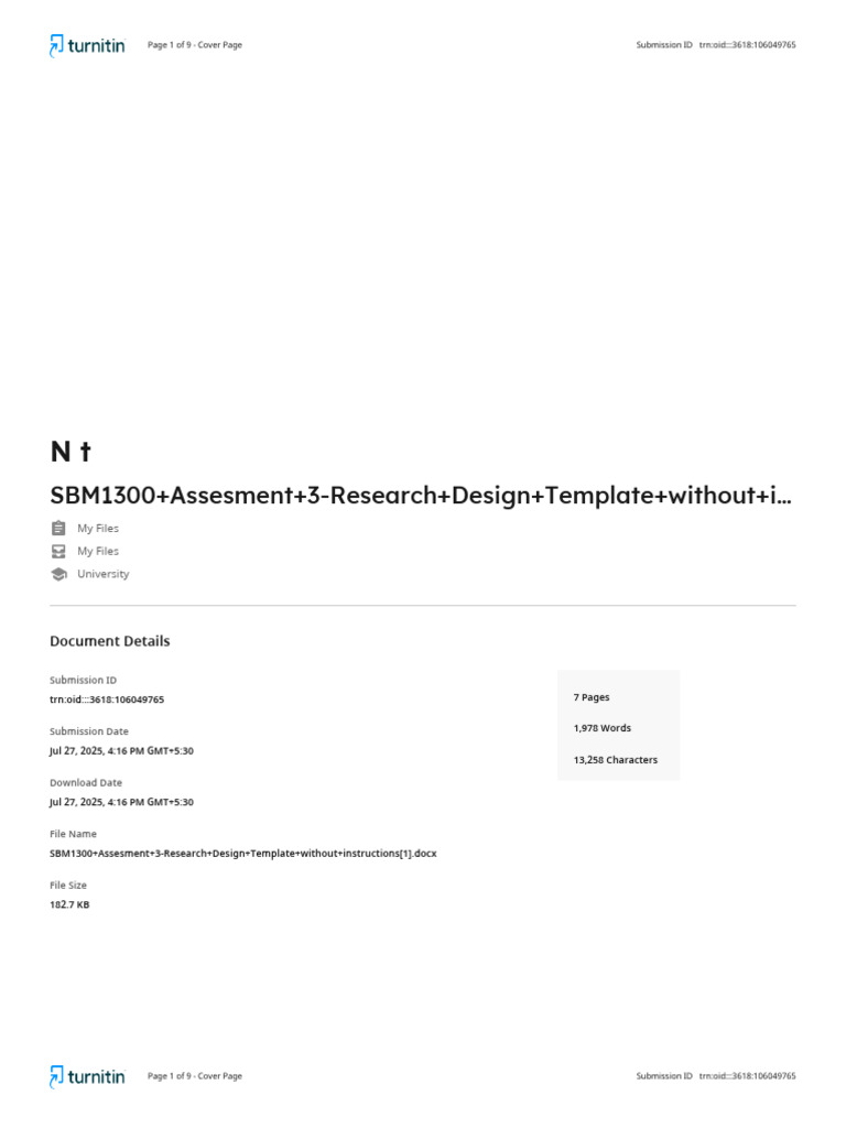 AiiiiiiiiiiiiiiiiiiiiiiiiSBM1300+Assesment+3 Research+Design+Template ...