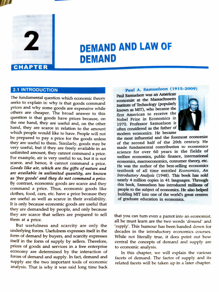 Understanding Demand in Economics | PDF | Demand | Economics