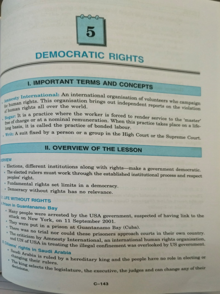 Democratic Rights | PDF