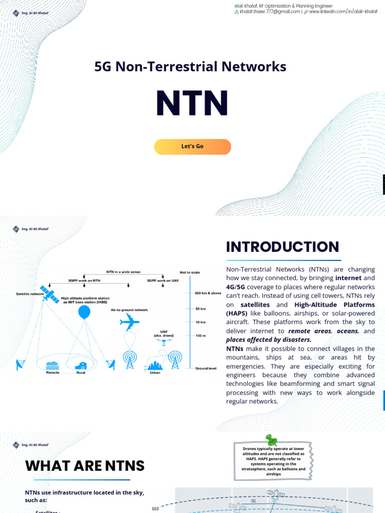 Understanding 5G Non-Terrestrial Networks | PDF | T Mobile Us | Satellite