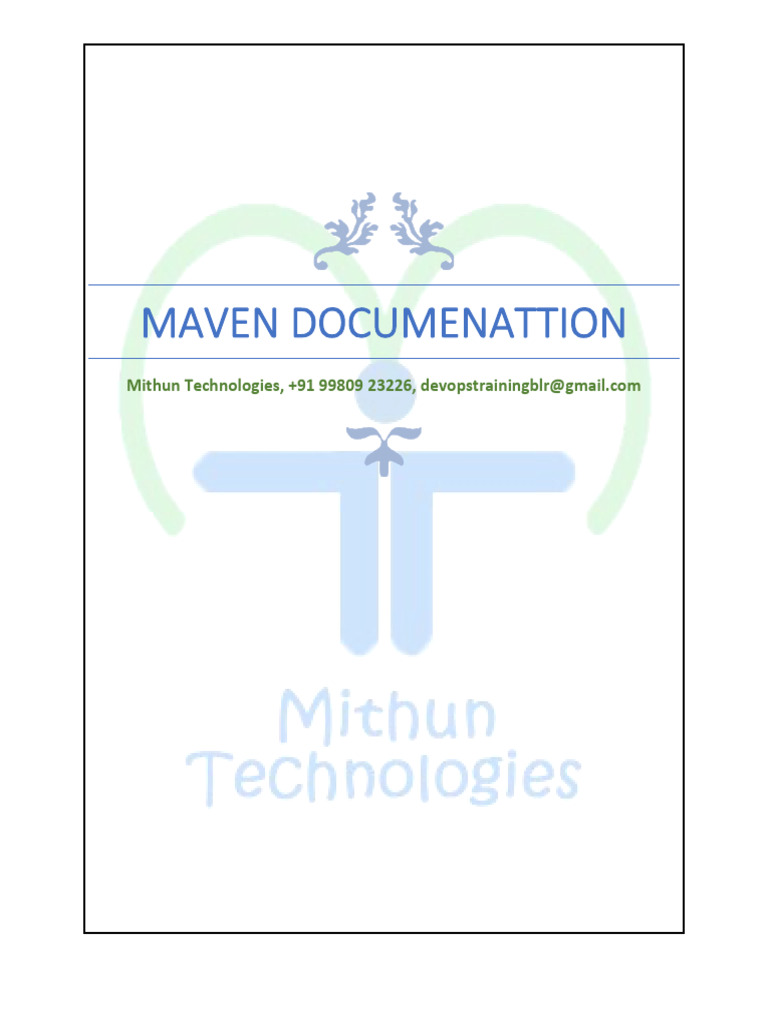 04 Maven Documentation.pdf | PDF | Computing | Software