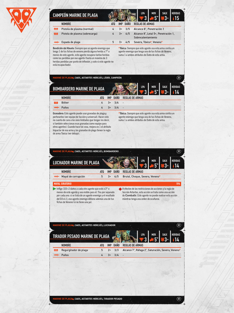 Spa 17-12 KT Plague Marines Online Rules-Ovjrrudqlw-Zvovkyzasb | PDF ...