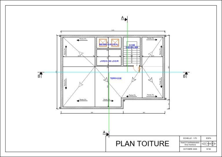 Plan de toiture et aménagement extérieur | PDF