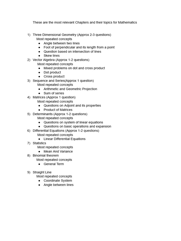 Maths Minimum 40 - 50 Marks | PDF