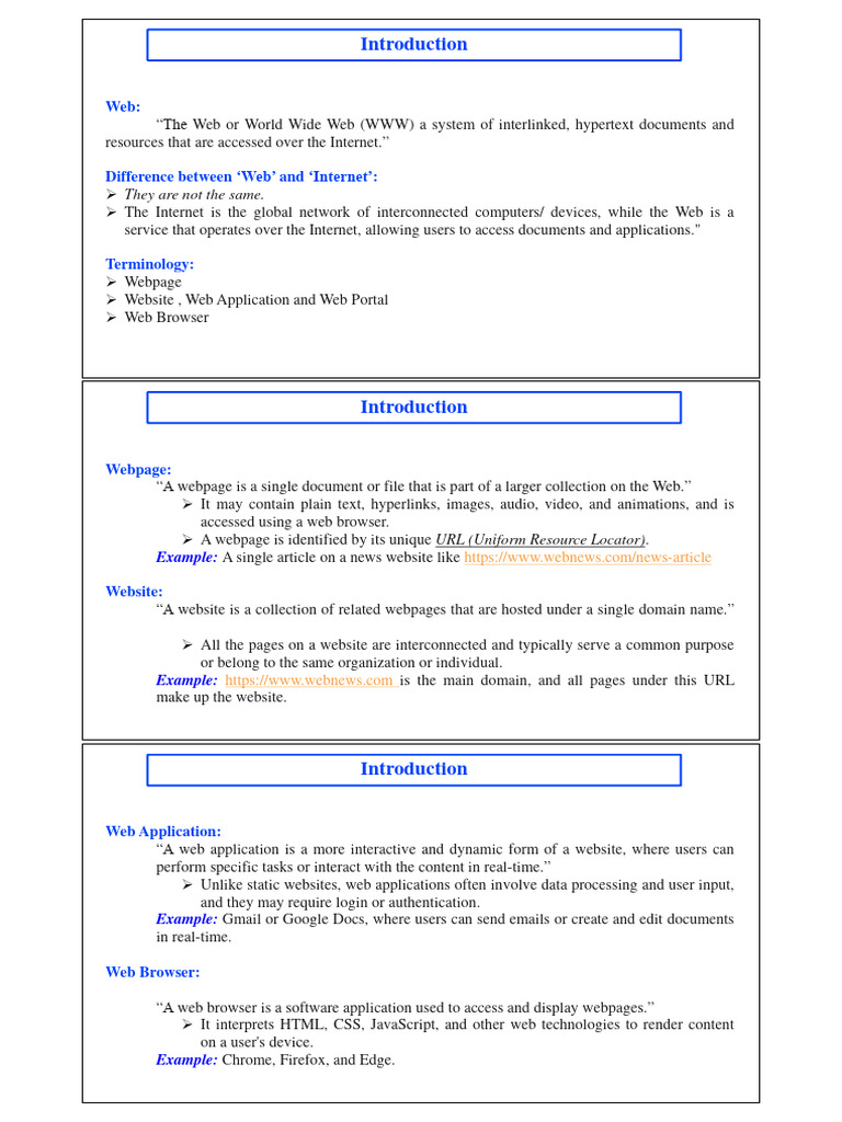 WT Combined-Notes (1) (5 Files Merged) (1) | PDF | World Wide Web ...