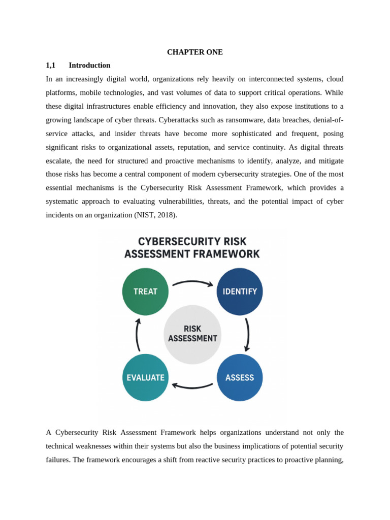 Cybersecurity Risk Assessment Frameworks | PDF | Computer Security ...