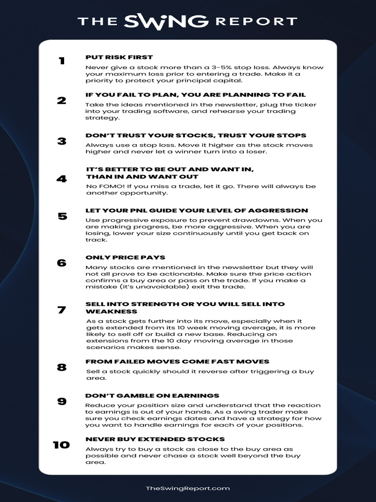 10 Trading Principles | PDF