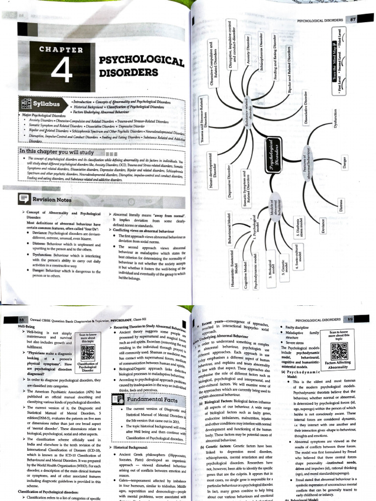 Overview of Psychological Disorders | PDF | Mental Disorder | Phobia