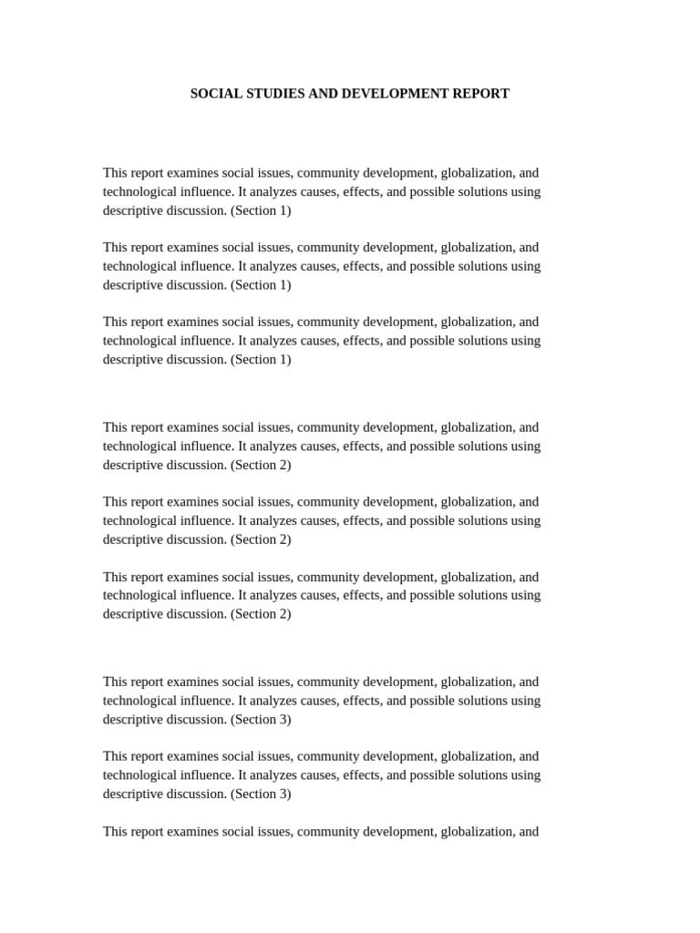 Document 3 Social Studies Report | PDF | Global Governance