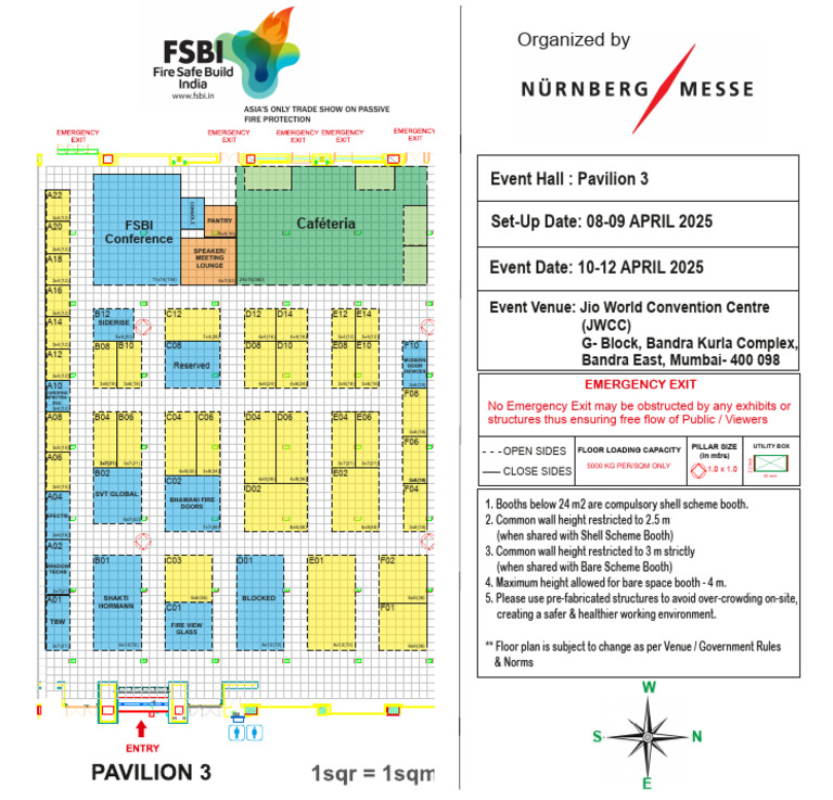 Event Layout for Fire Protection Conference | PDF | Architectural Elements