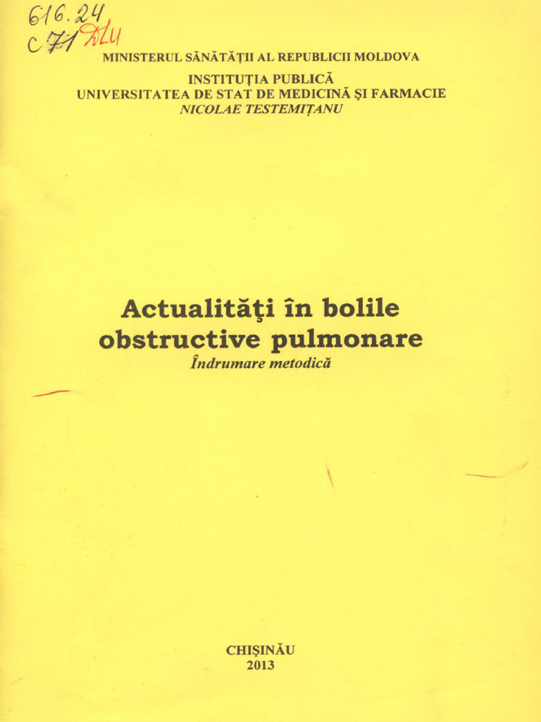 Actualitati in Bolile Obstructive Pulmonare Indrumare Metodica | PDF
