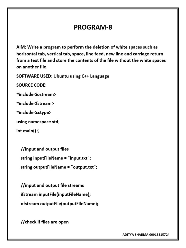 Oops File Adi Program-8,9,10 | PDF | Object Oriented Programming ...