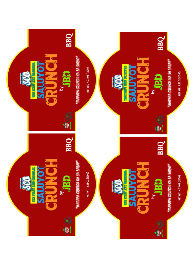 Saluyot Crunch Stickers | PDF