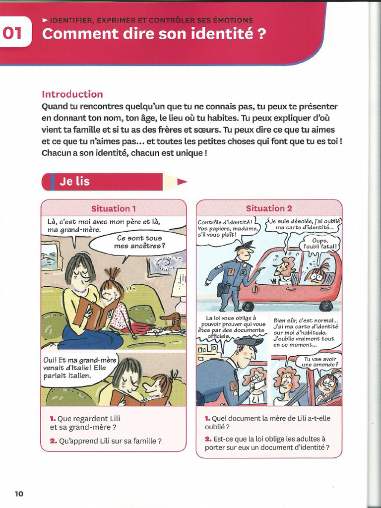 1 Dire Son Identité | PDF