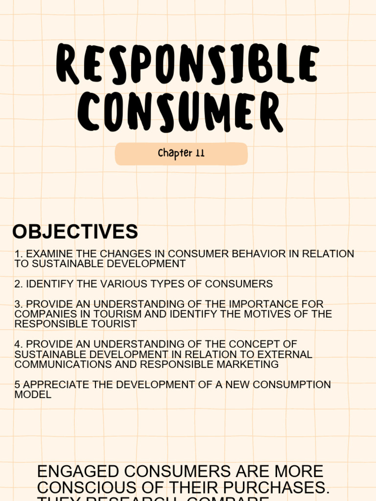 Understanding Responsible Consumer Behavior | PDF | Sustainability ...