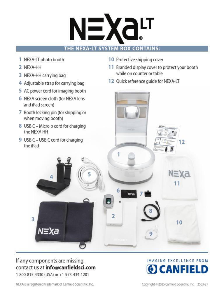 NEXA-LT System Contents 2503-21 | PDF