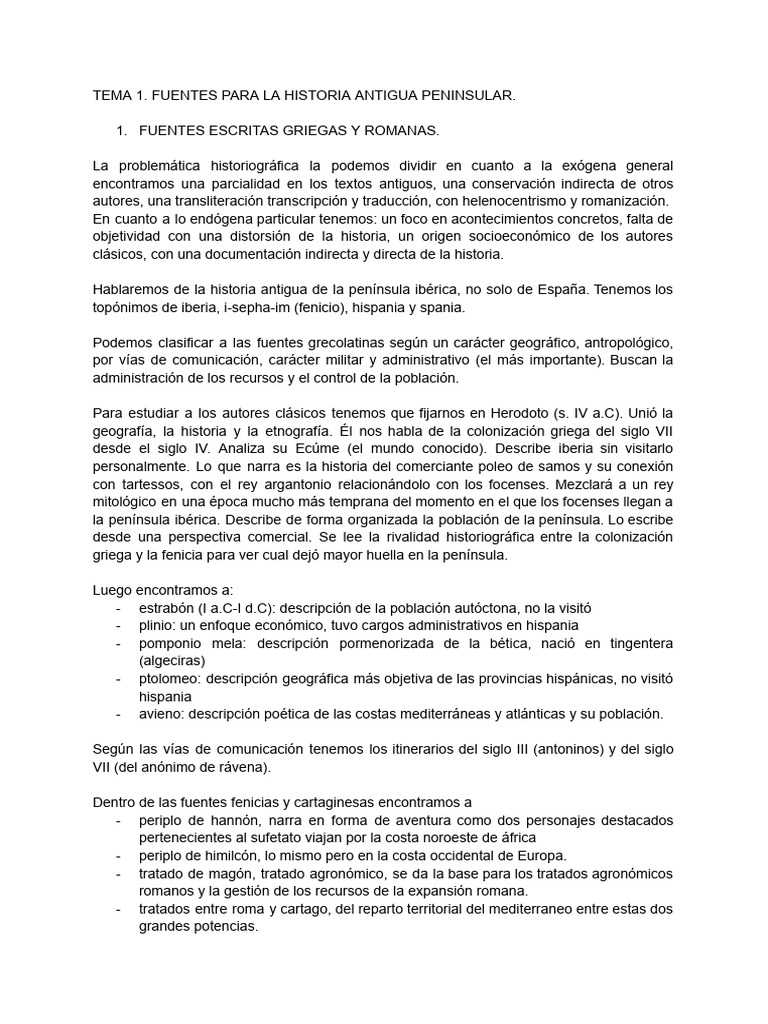 Fuentes de la Historia Antigua Ibérica | PDF | Península Ibérica | Fenicia
