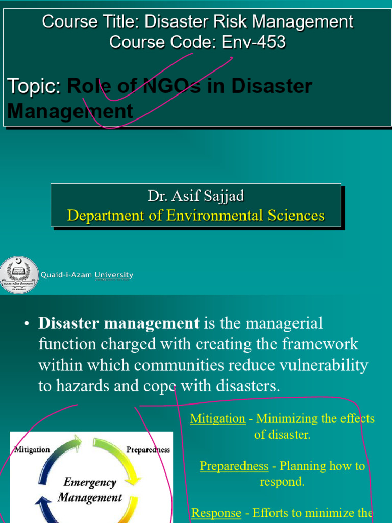 NGOs in Disaster Management Strategies | PDF | Non Governmental ...