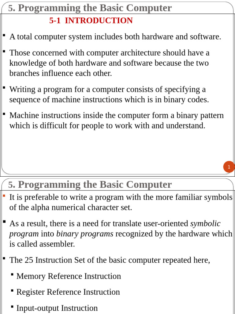 Programming Basics: Machine Language & Assembly | PDF | Assembly ...