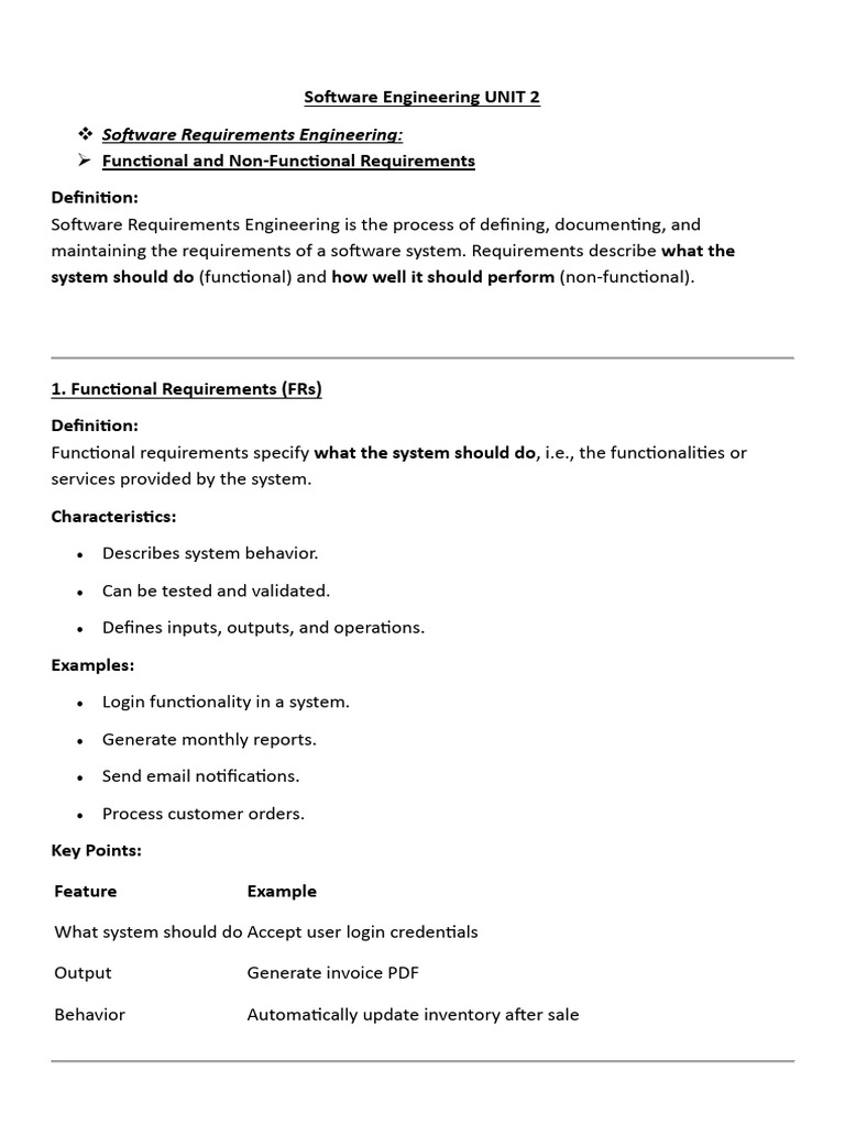 Software Requirements Engineering Overview | PDF | System | Usability