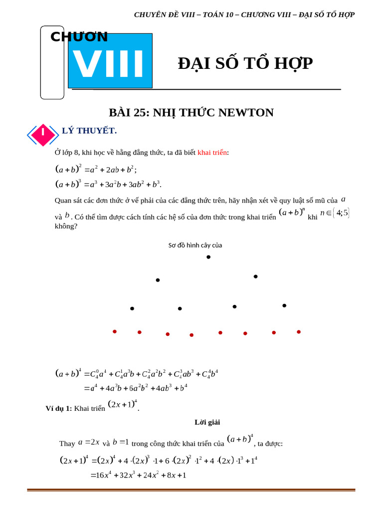 b25 c8 Nhi-Thuc-Newton HDG | PDF