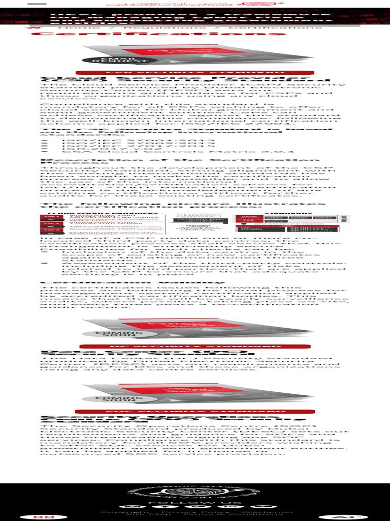 Certifications - DeSC | PDF | Certification | Regulatory Compliance