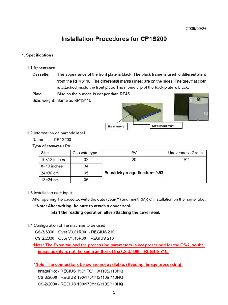 E - CP1S200 Installation Manual (Temporary) | PDF | Command Line ...